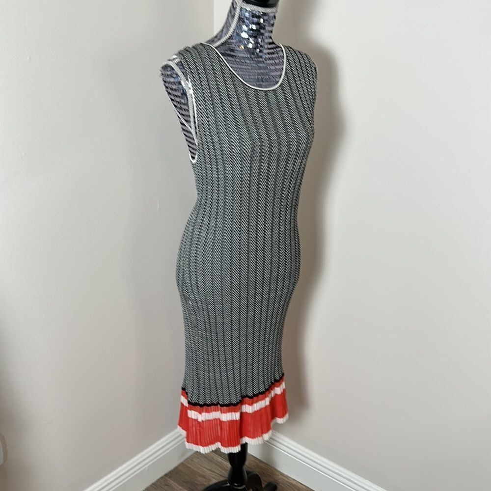 GREY by Jason Wu Chevron Knit Dress size L - Picture 5 of 14